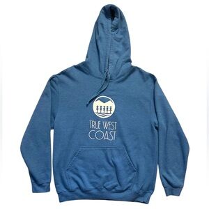 Blue Graphic Hoodie